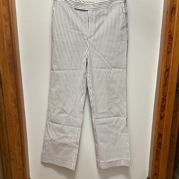 Lauren Ralph Lauren Pants - Lauren Ralph Lauren Black and White Striped Wide Leg Pants